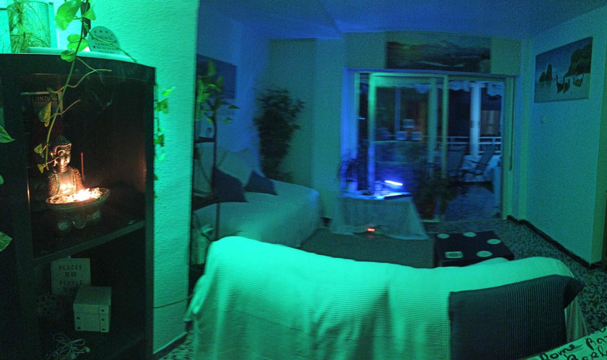 Blue Double Private Room At Front Beach - Habitacion Doble En La Playa Walencja Zewnętrze zdjęcie